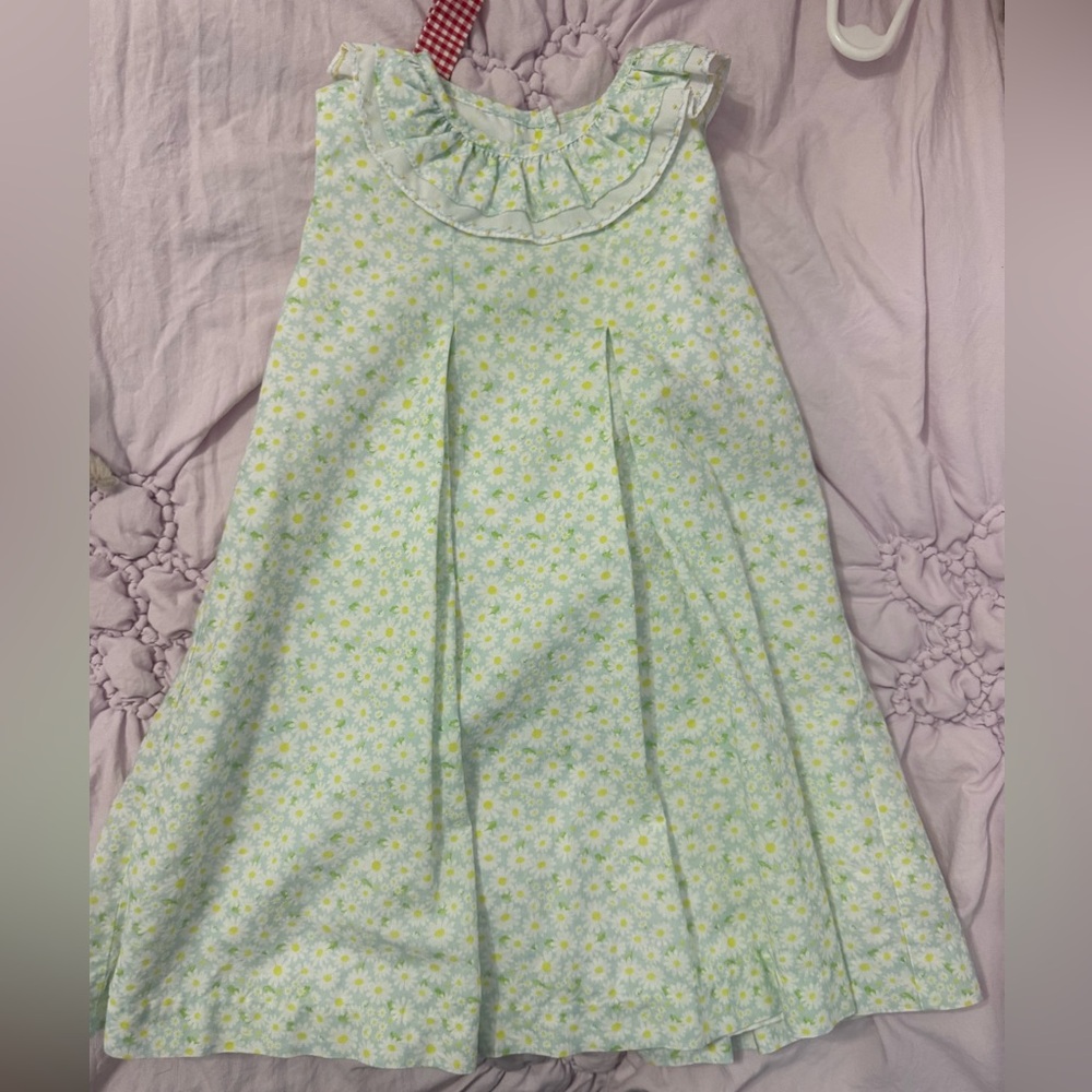 Floral Kids Formal Dress - White and Yellow